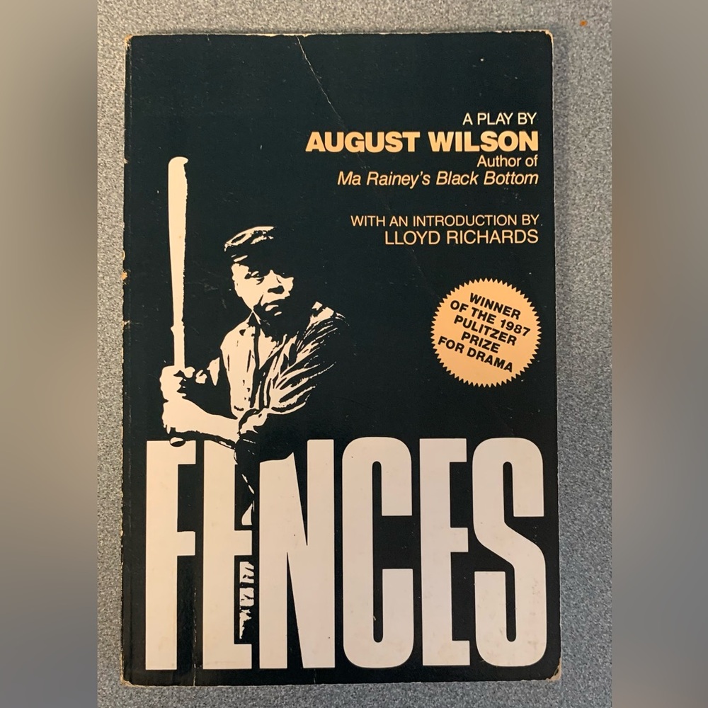 FENCES August Wilson paperback • rare book